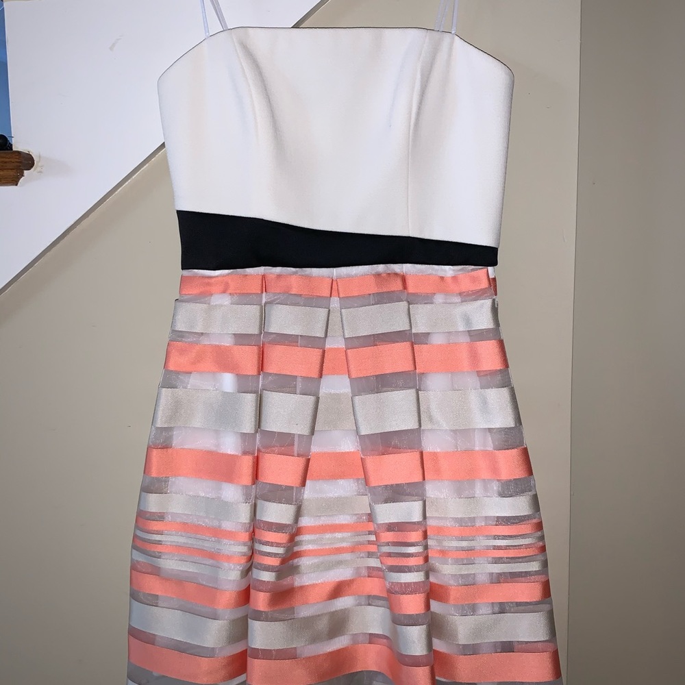 Strapless cocktail dress